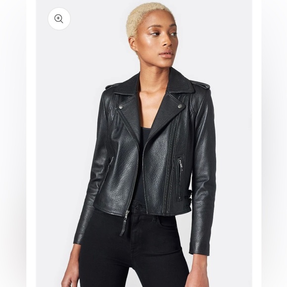 JOIE Leolani Leather Jacket - Picture 2 of 6